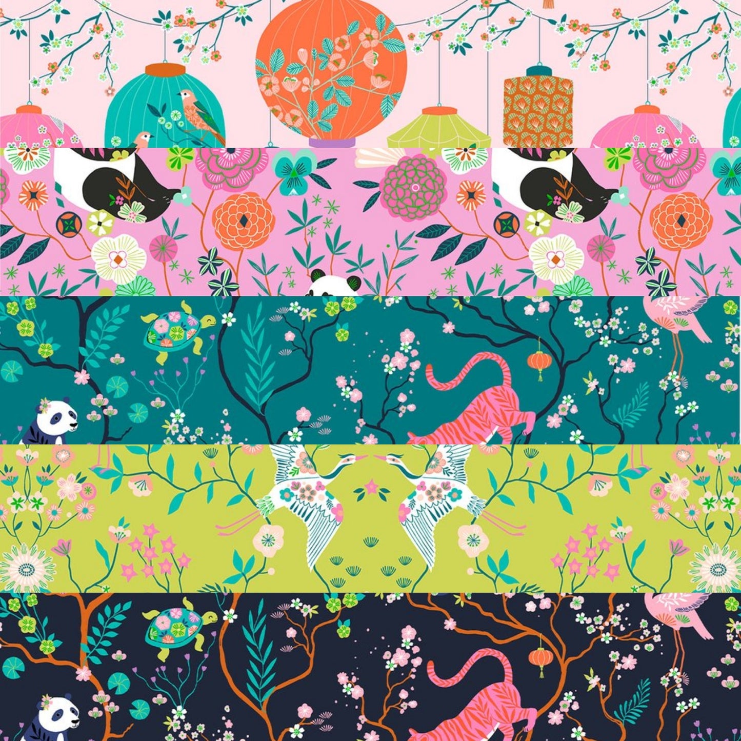 Blossom Days Fabric Collection - Bethan Janine - Dashwood Studios