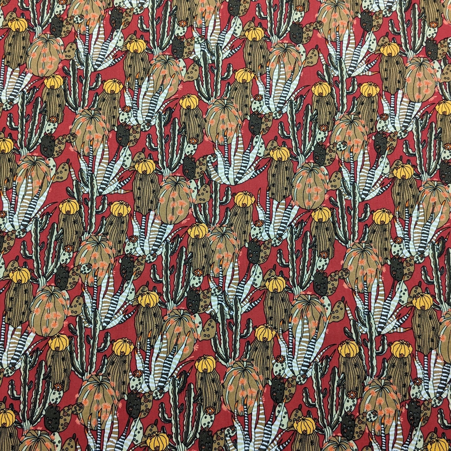 Cotton Lawn Fabric – Cacti