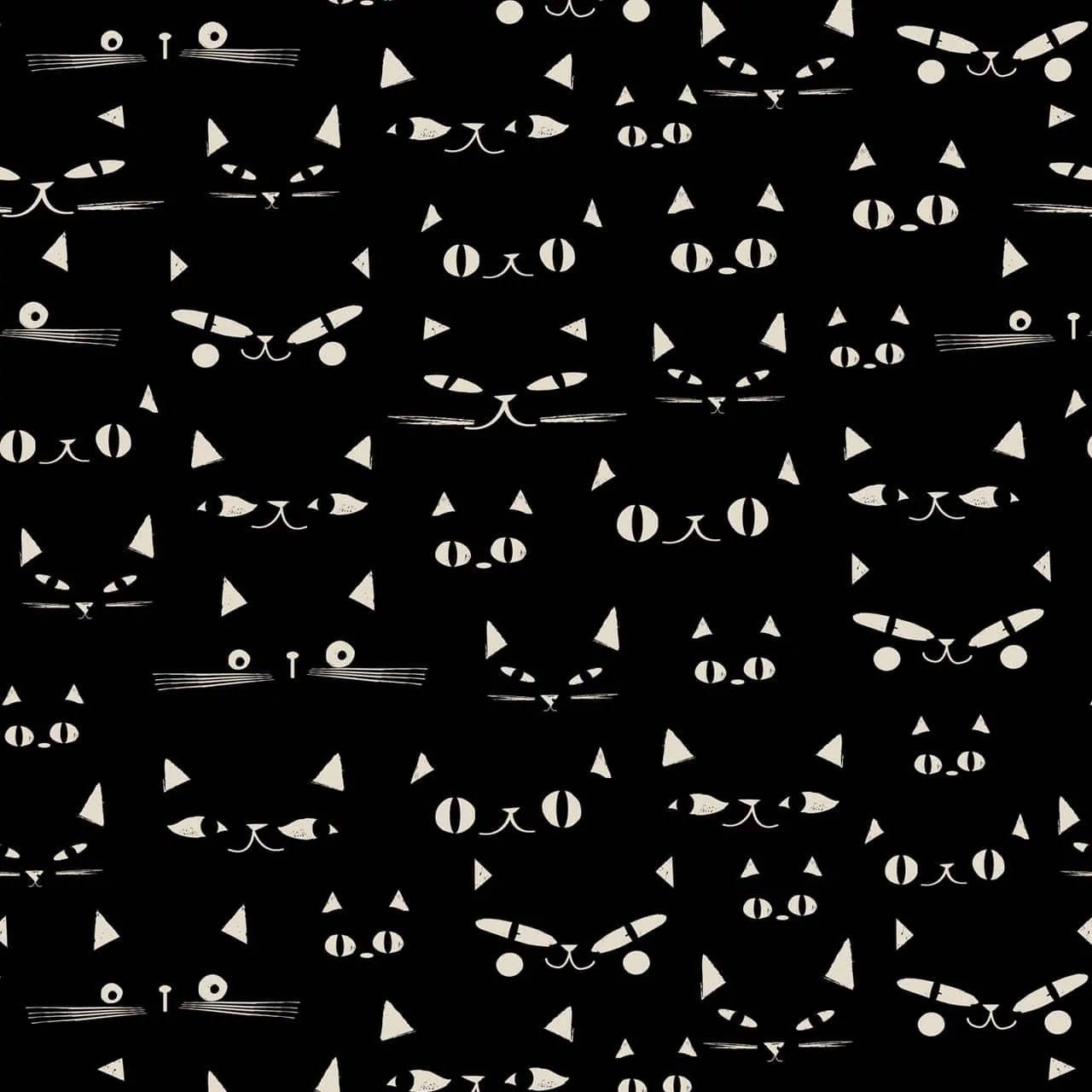 Dashwood - Full Moon - Black Cats Fabric