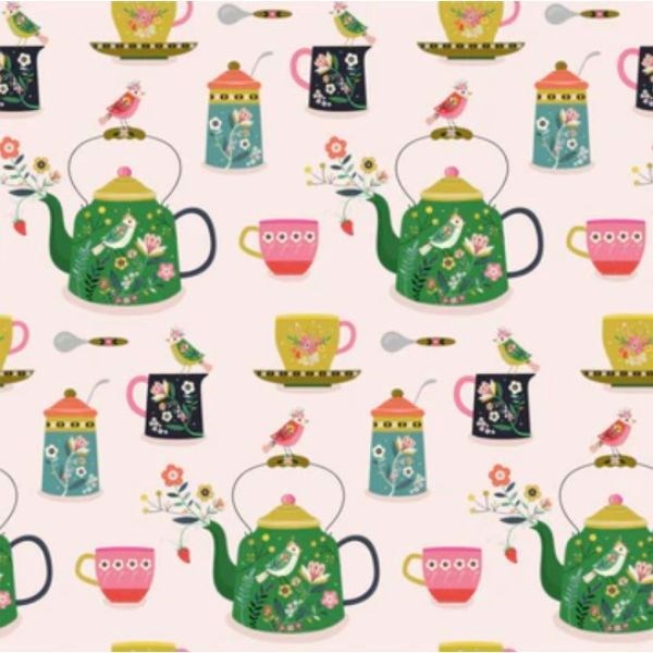 Strawberry Tea Fabric Collection - Bee Brown - Dashwood Studios